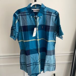 NWT Barbour Plaid Short Sleeve Shirt